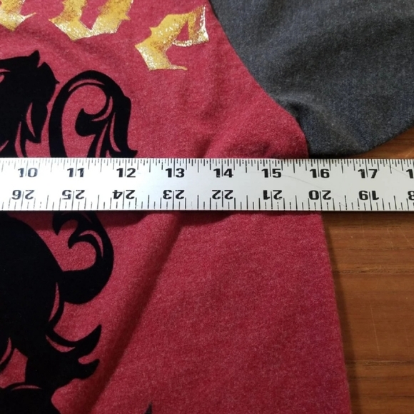 🦁 Gryffindor "Brave" Raglan Tee | Harry Potter | S ✨ - Picture 5 of 6